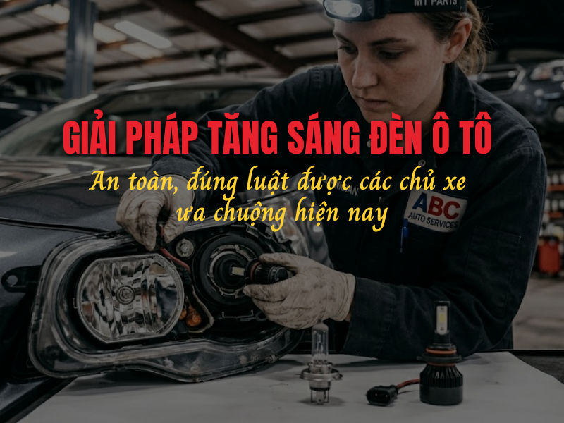 Giải pháp tăng sáng đèn ô tô an toàn, đúng luật được các chủ xe ưa chuộng hiện nay
